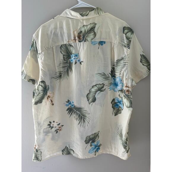 NWT American Eagle Men's Hawaiian Shirt Floral Size XL - Picture 7 of 7